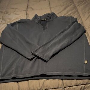 Eddie Bauer Men's Dark Blue Zip-Up Sweater